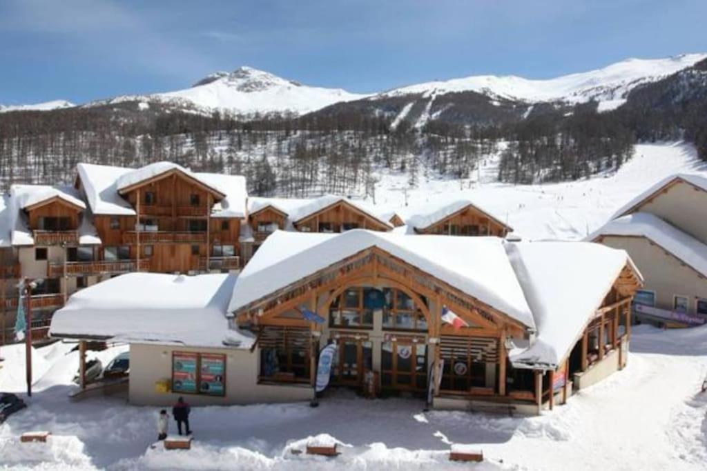 Appartement Duplex T3 6 Personnes Les Orres 1800 Tout Confort Pied Des Pistes Buitenkant foto